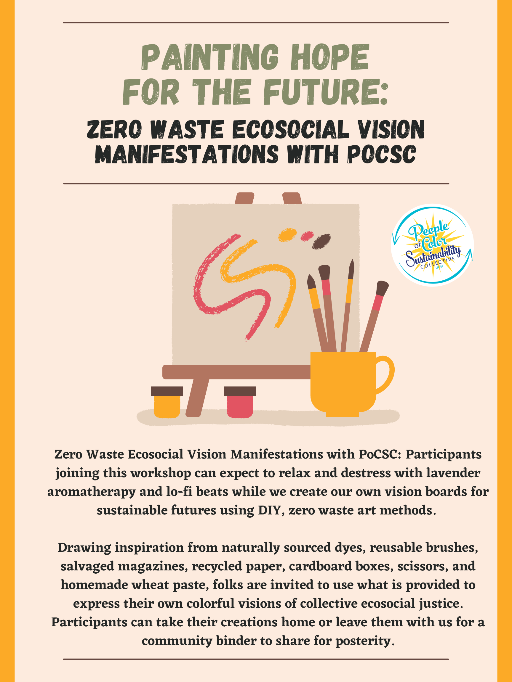 Inter-org workshop: Zero Waste Ecosocial Vision Manifestations with PoCSC 